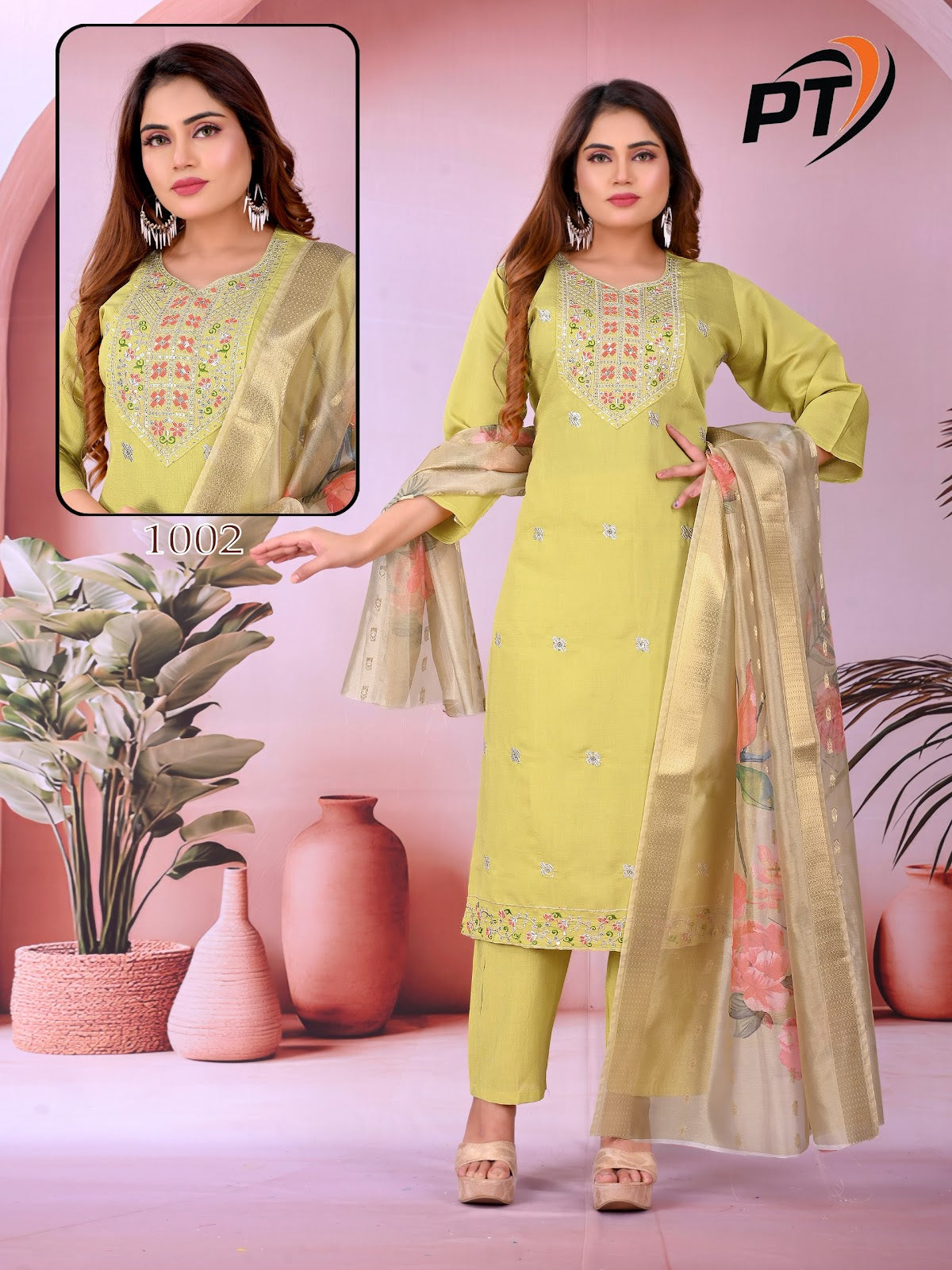 Shilpa Vol 1 Pt Vertical Readymade Pant Style Suits Wholesale Price