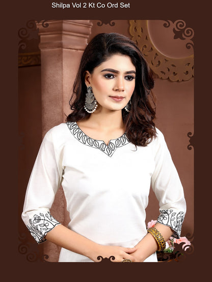 Shilpa Vol 2 Kt Roman Silk Co Ord Set Supplier