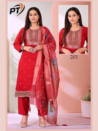 Shilpa Vol 2 Pt Vertical Readymade Pant Style Suits Wholesale Rate