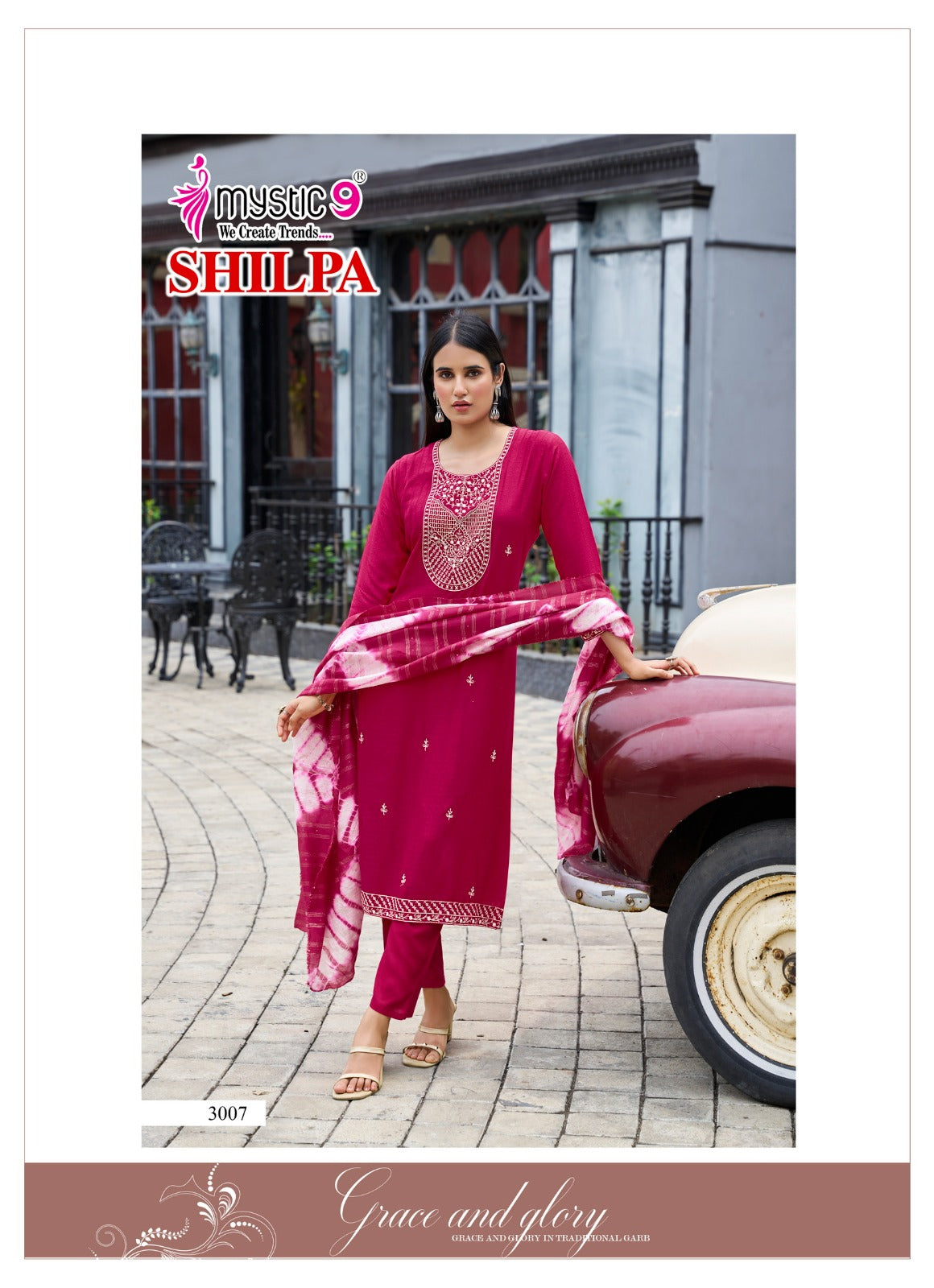Shilpa Vol 3 Mystic 9 Rayon Readymade Pant Style Suits Supplier