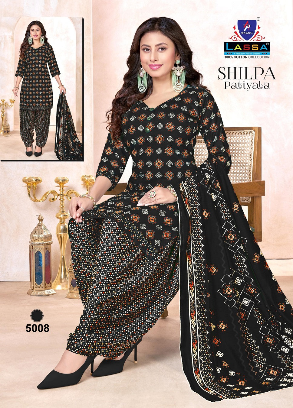 Shilpa Vol 5 Patiyala Ap Dresses Cotton Dress Material Manufacturer India