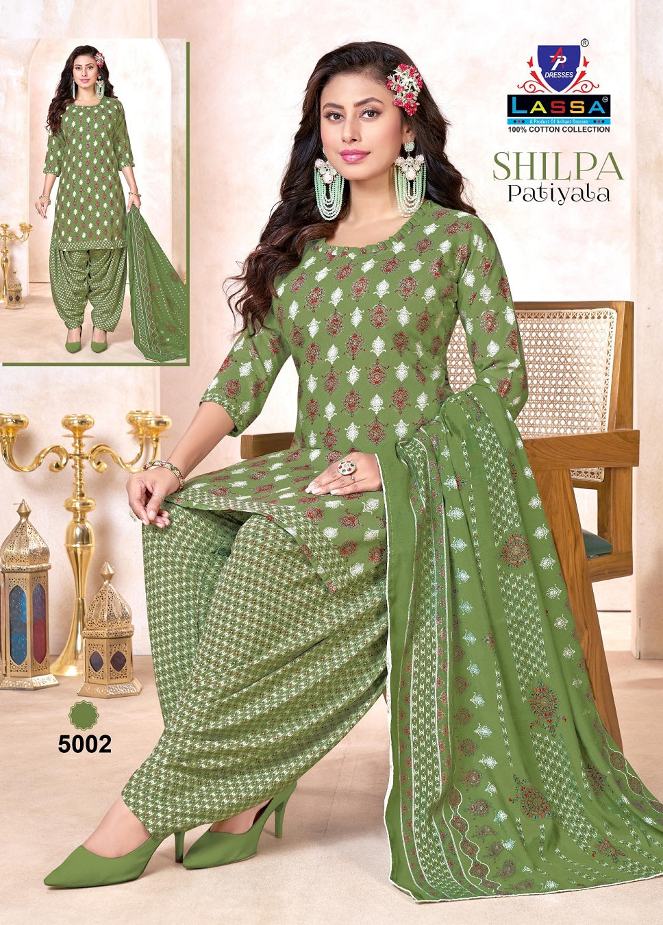 Shilpa Vol 5 Patiyala Ap Dresses Cotton Dress Material Manufacturer India
