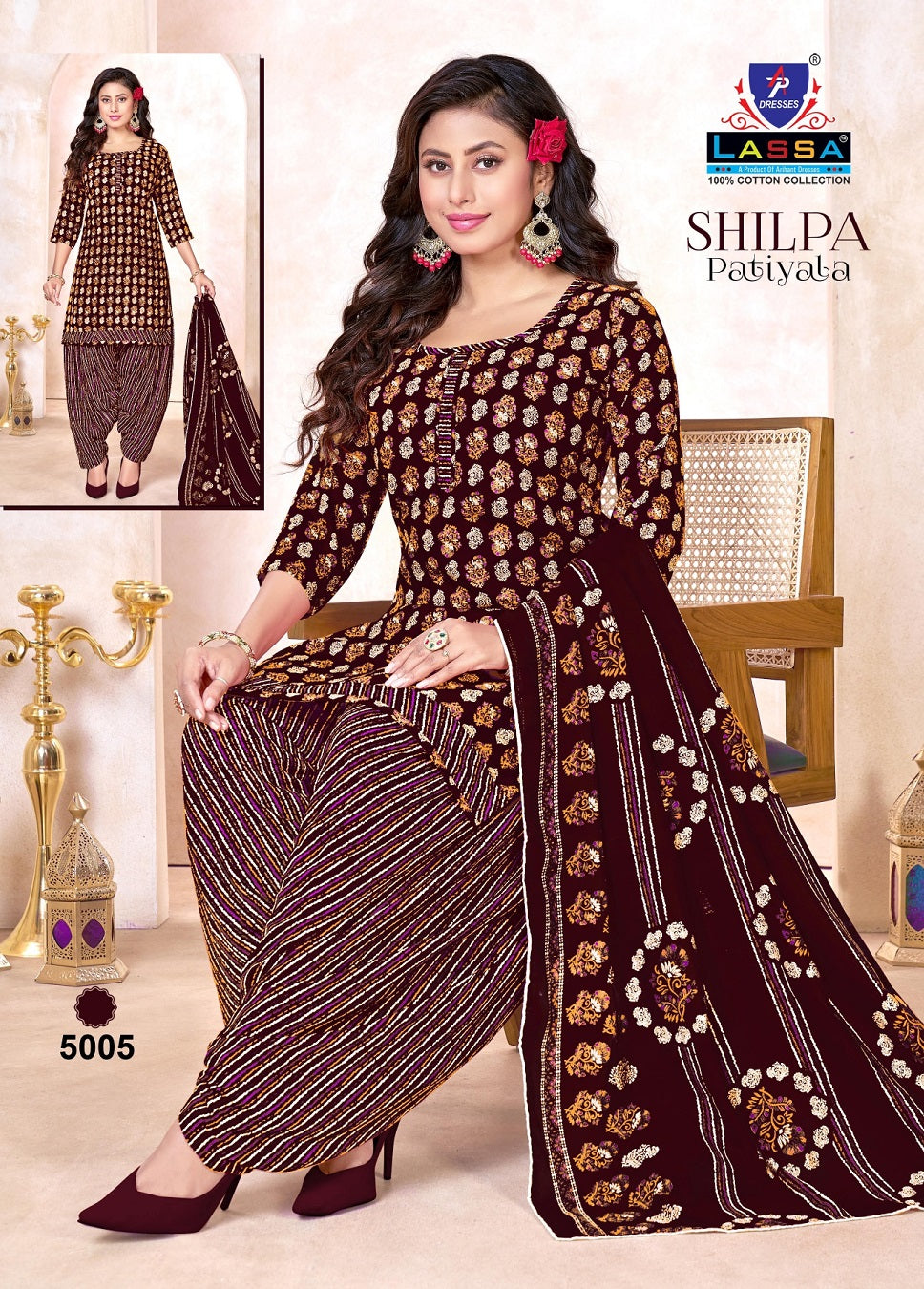Shilpa Vol 5 Patiyala Ap Dresses Cotton Dress Material Manufacturer India