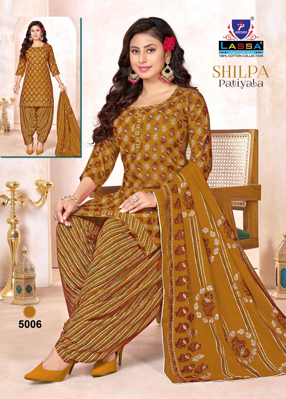Shilpa Vol 5 Patiyala Ap Dresses Cotton Dress Material Manufacturer India