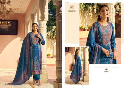 Shilpa Vol 5 Sunrise Jam Satin Pant Style Suits Supplier Ahmedabad