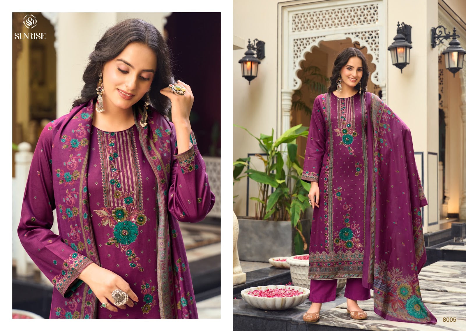 Shilpa Vol 8 Sunrise Jam Satin Pant Style Suits Exporter Gujarat
