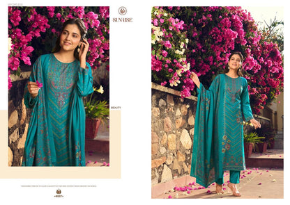 Shilpa Vol 9 Sunrise Jam Satin Pant Style Suits Manufacturer Gujarat