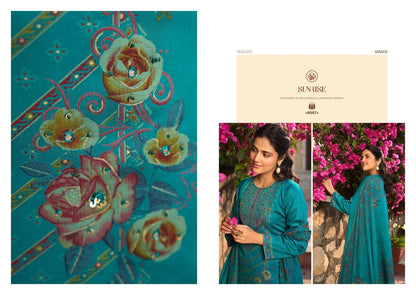 Shilpa Vol 9 Sunrise Jam Satin Pant Style Suits Manufacturer Gujarat