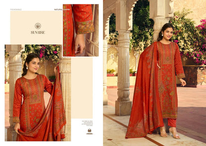 Shilpa Vol 9 Sunrise Jam Satin Pant Style Suits Manufacturer Gujarat