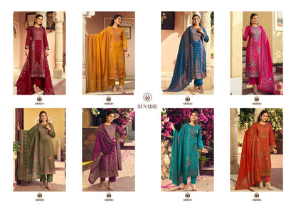 Shilpa Vol 9 Sunrise Jam Satin Pant Style Suits Manufacturer Gujarat