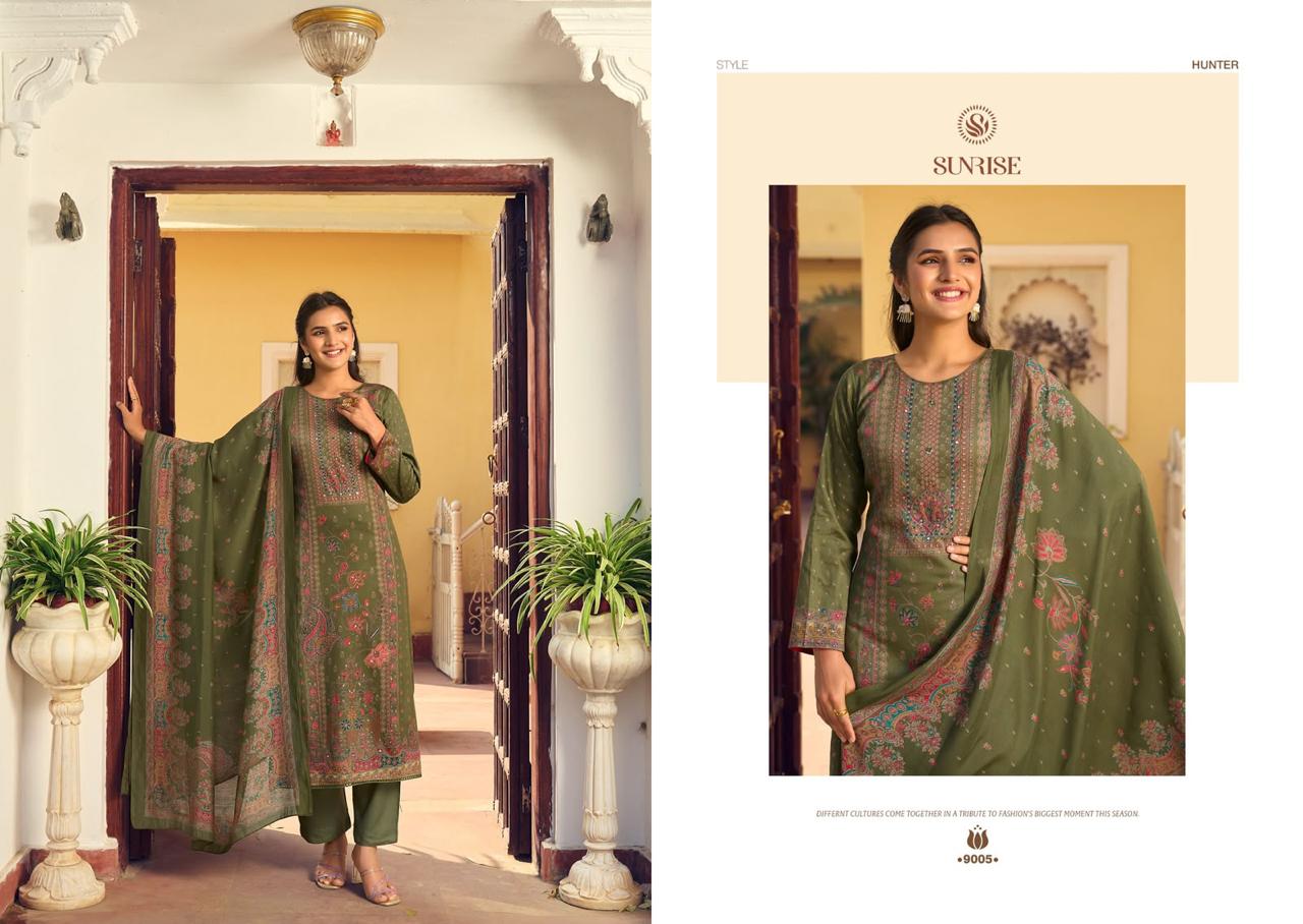 Shilpa Vol 9 Sunrise Jam Satin Pant Style Suits Manufacturer Gujarat