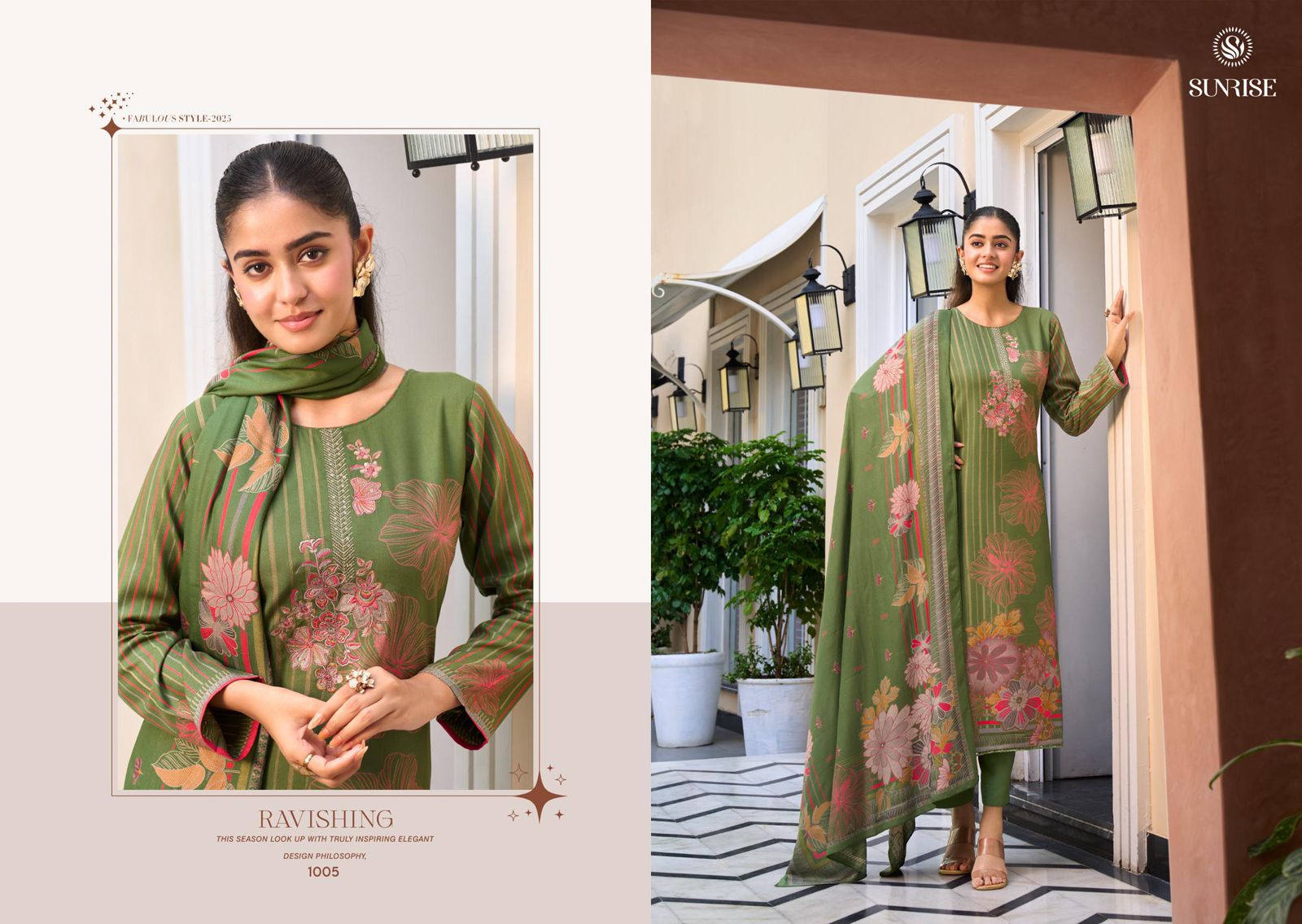 Shilpa Winter Sunrise Viscose Pashmina Suits Wholesaler India