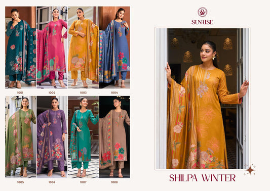 Shilpa Winter Sunrise Viscose Pashmina Suits Wholesaler India