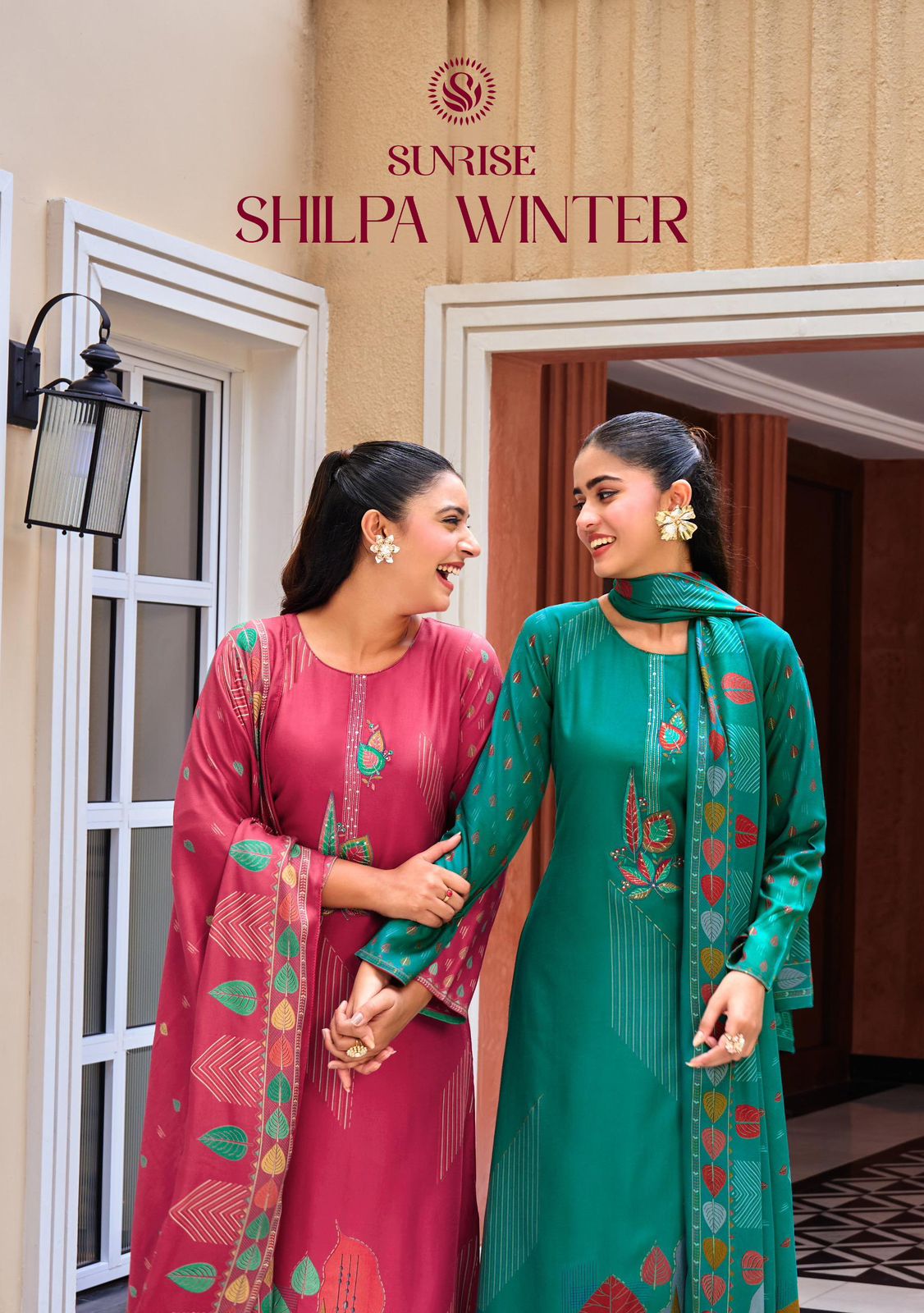 Shilpa Winter Sunrise Viscose Pashmina Suits Wholesaler India