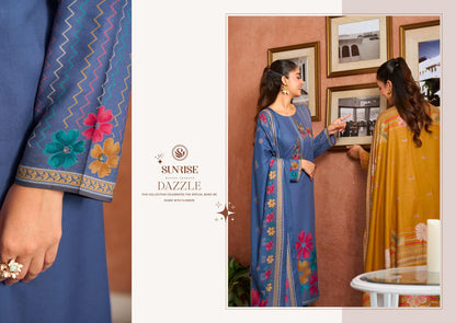 Shilpa Winter Sunrise Viscose Pashmina Suits Wholesaler India