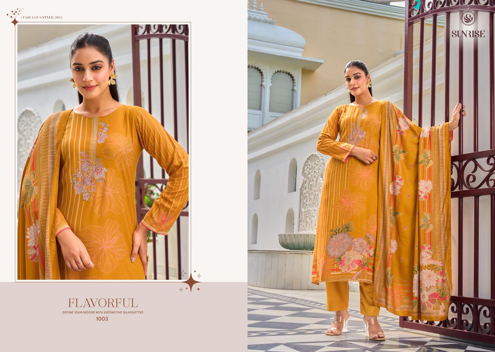 Shilpa Winter Sunrise Viscose Pashmina Suits Wholesaler India