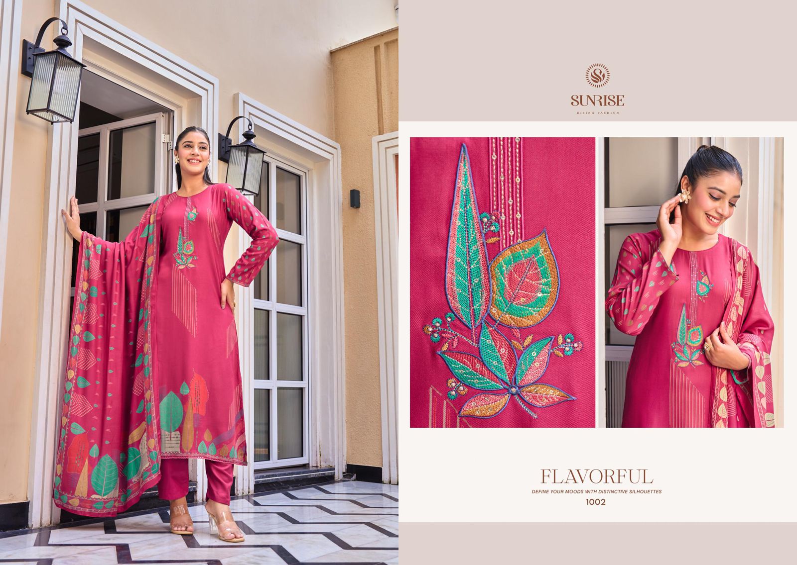 Shilpa Winter Sunrise Viscose Pashmina Suits Wholesaler India