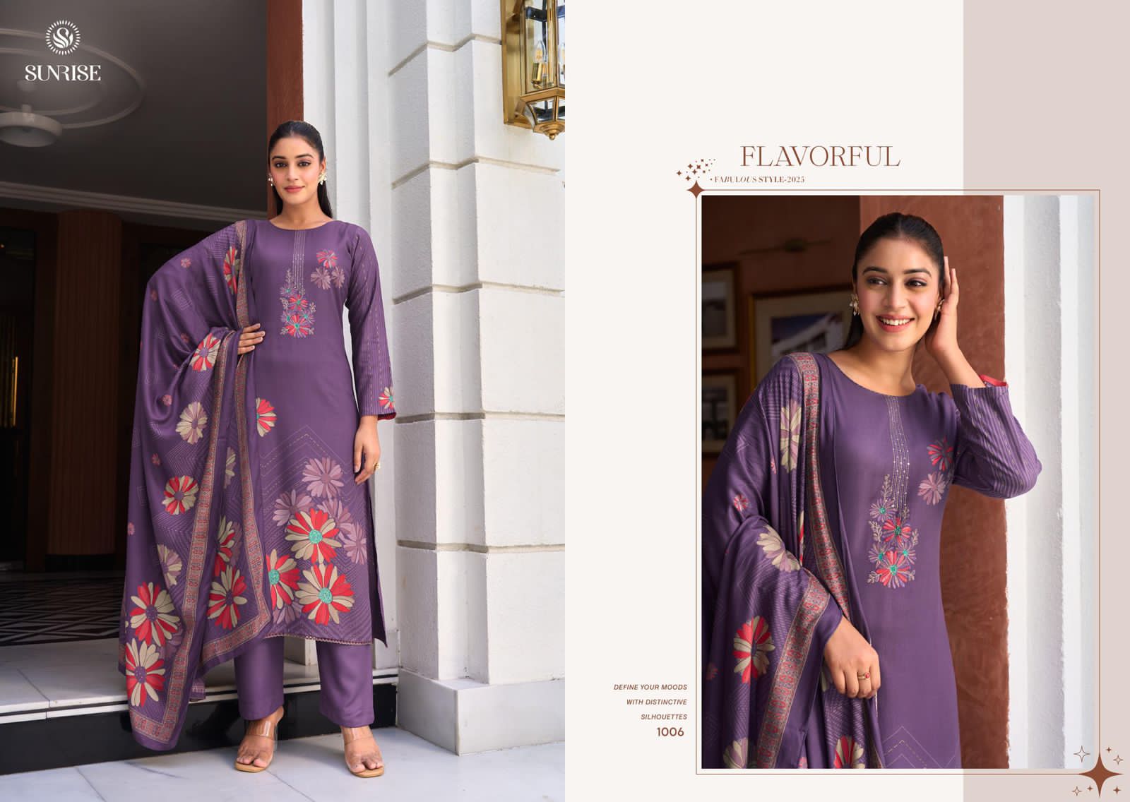 Shilpa Winter Sunrise Viscose Pashmina Suits Wholesaler India