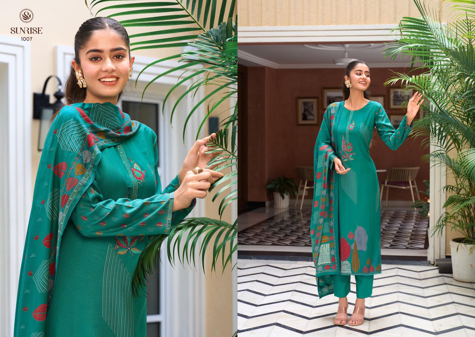 Shilpa Winter Sunrise Viscose Pashmina Suits Wholesaler India