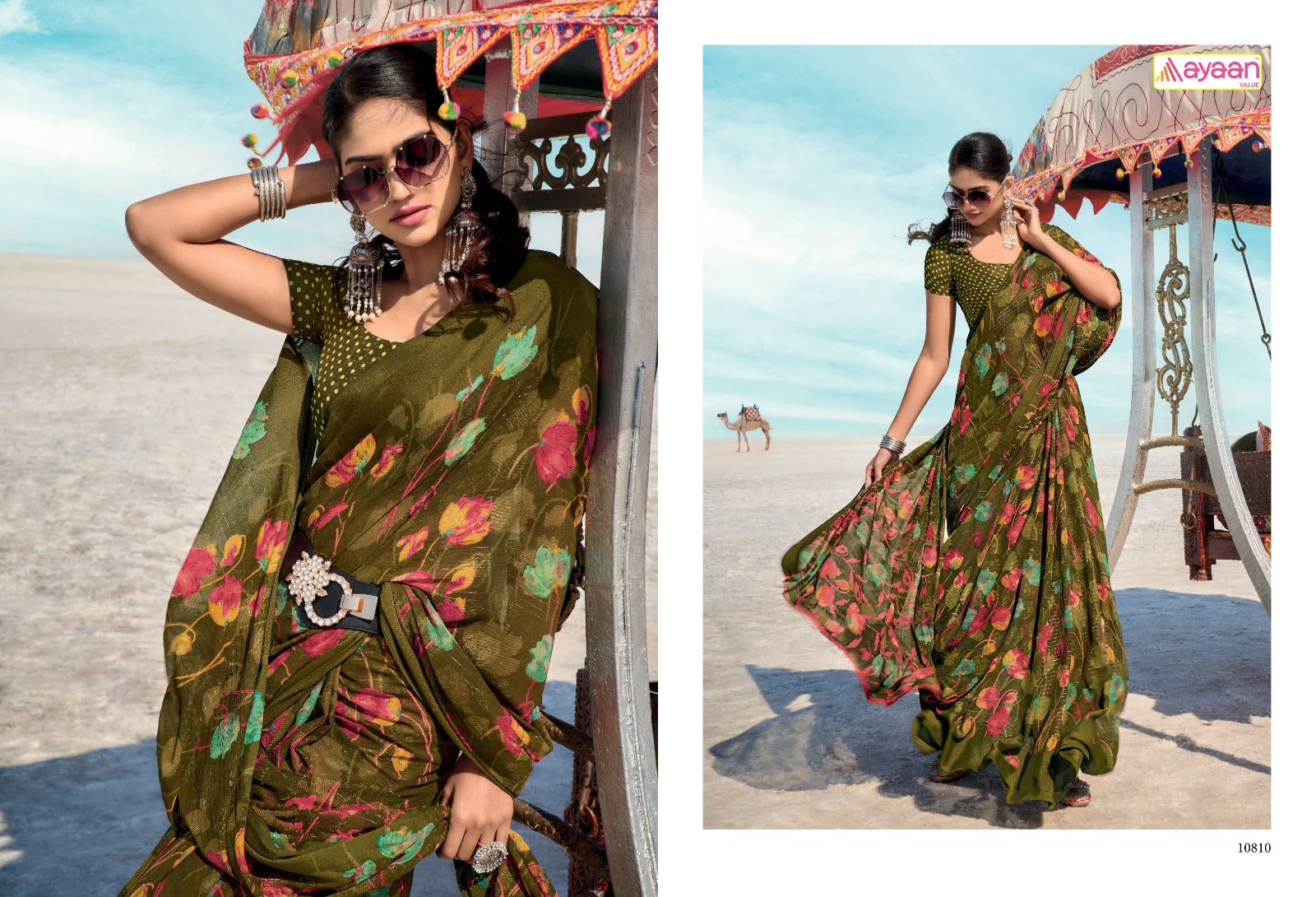 Shilpi Ayaan Value Chiffon Sarees Wholesale Price