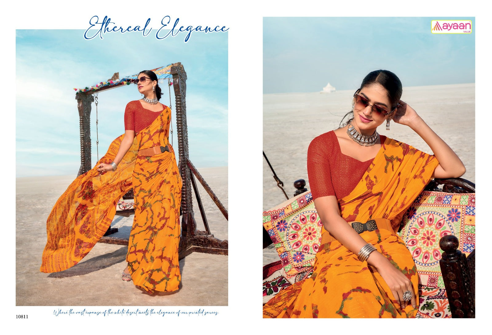 Shilpi Ayaan Value Chiffon Sarees Wholesale Price