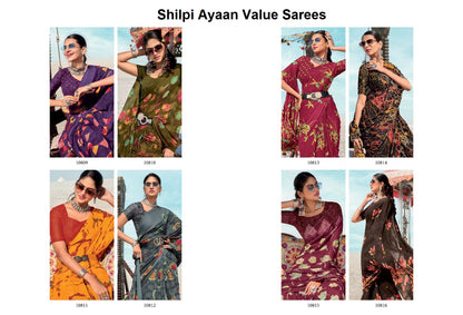 Shilpi Ayaan Value Chiffon Sarees Wholesale Price