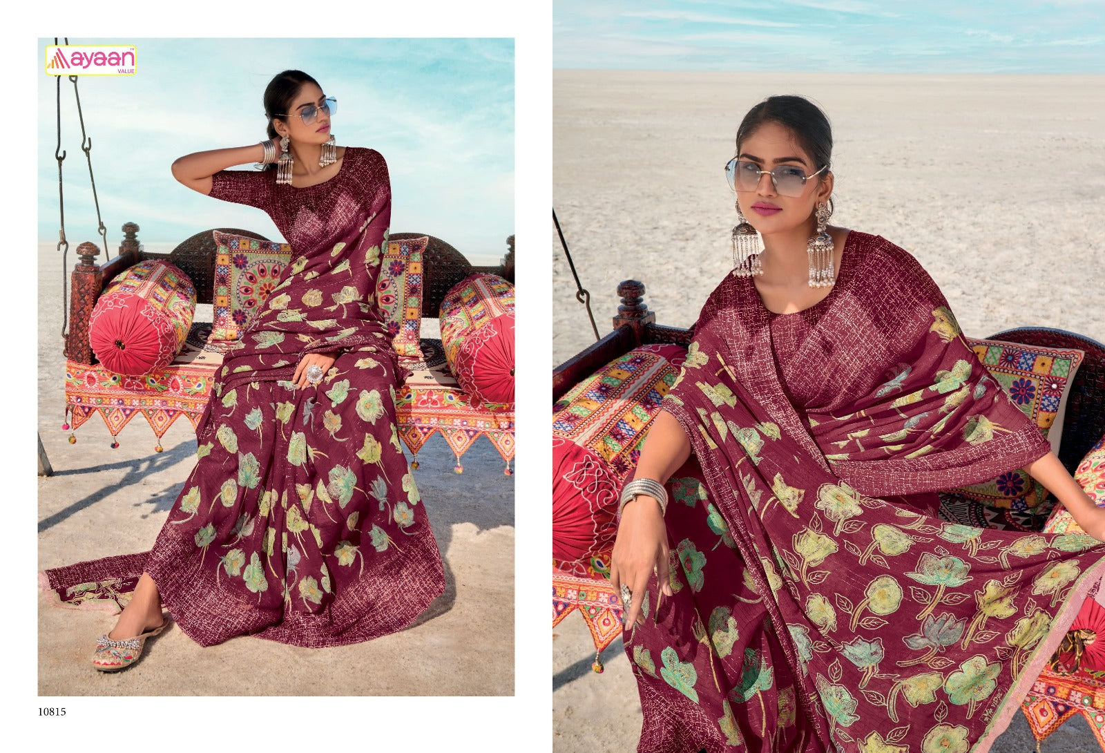 Shilpi Ayaan Value Chiffon Sarees Wholesale Price