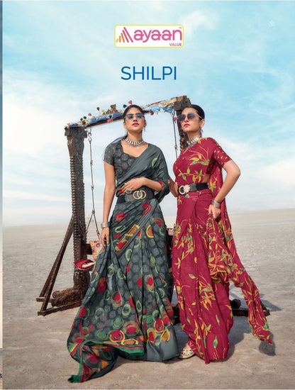 Shilpi Ayaan Value Chiffon Sarees Wholesale Price