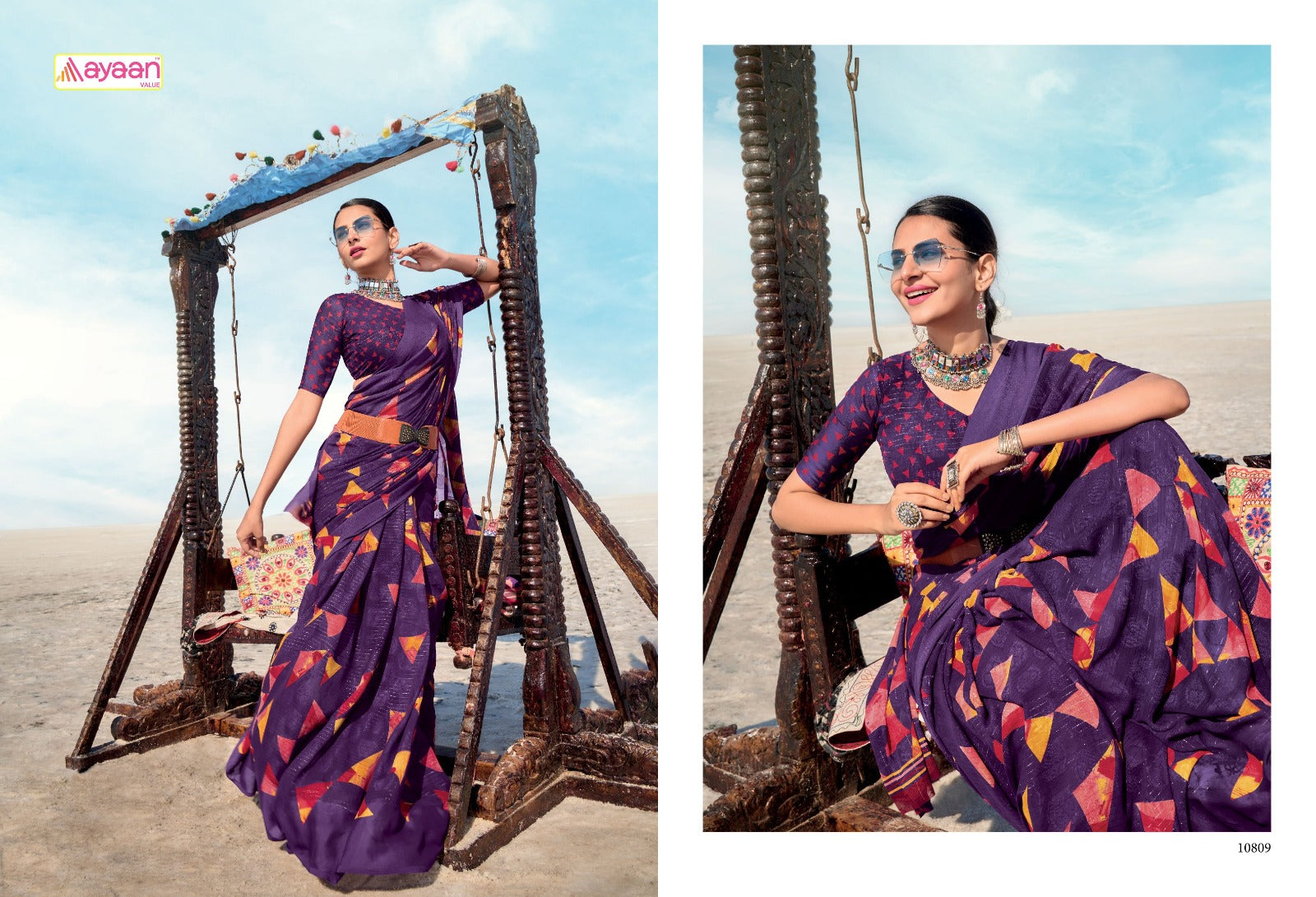 Shilpi Ayaan Value Chiffon Sarees Wholesale Price