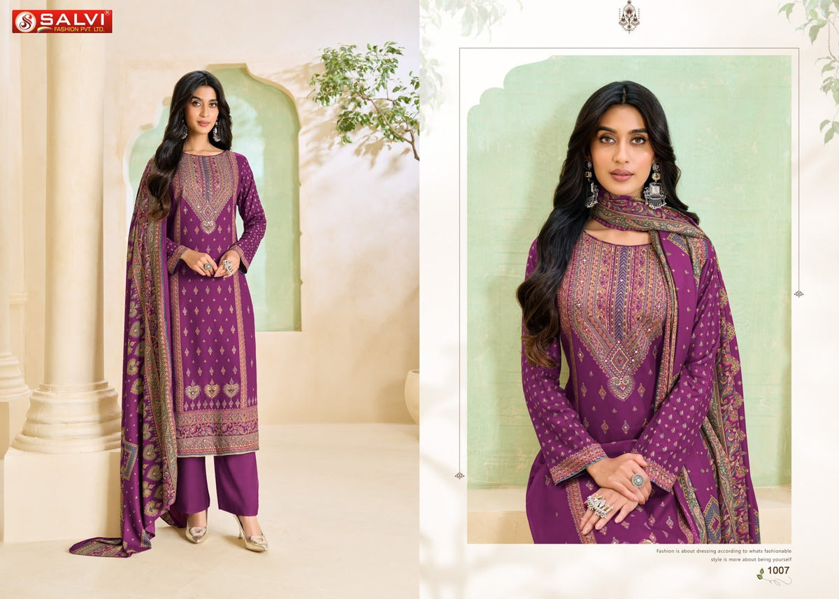 Shilpi Woolen Salvi Fashion Viscose Pashmina Suits Wholesale Price