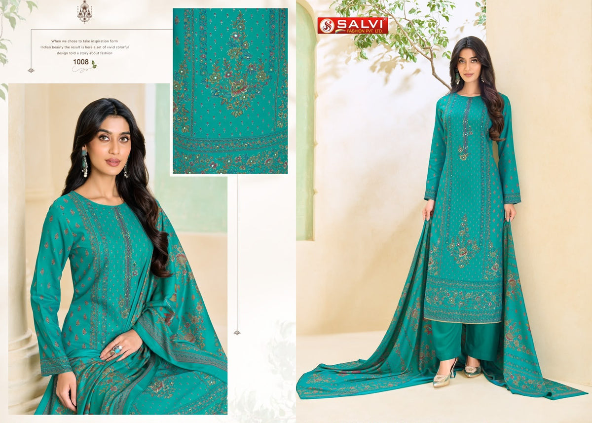Shilpi Woolen Salvi Fashion Viscose Pashmina Suits Wholesale Price