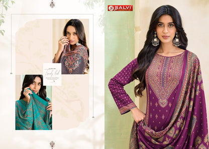 Shilpi Woolen Salvi Fashion Viscose Pashmina Suits Wholesale Price