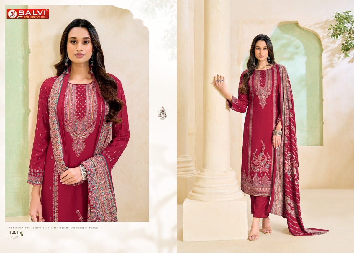Shilpi Woolen Salvi Fashion Viscose Pashmina Suits Wholesale Price