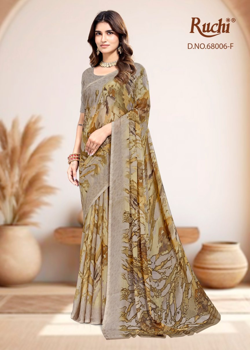 Shimmer Georgette 68006 Ruchi Sarees Wholesale