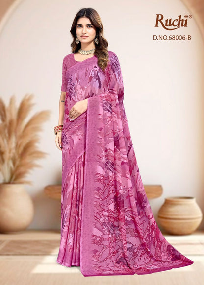 Shimmer Georgette 68006 Ruchi Sarees Wholesale