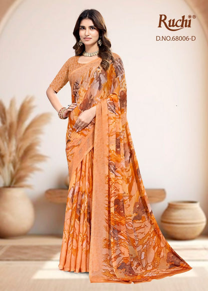 Shimmer Georgette 68006 Ruchi Sarees Wholesale