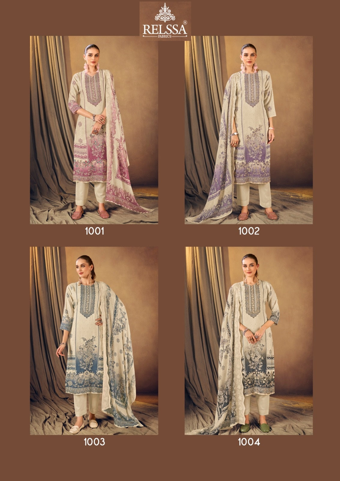Shimpy 10 Relssa Fabrics Maskali Karachi Salwar Suits Manufacturer India