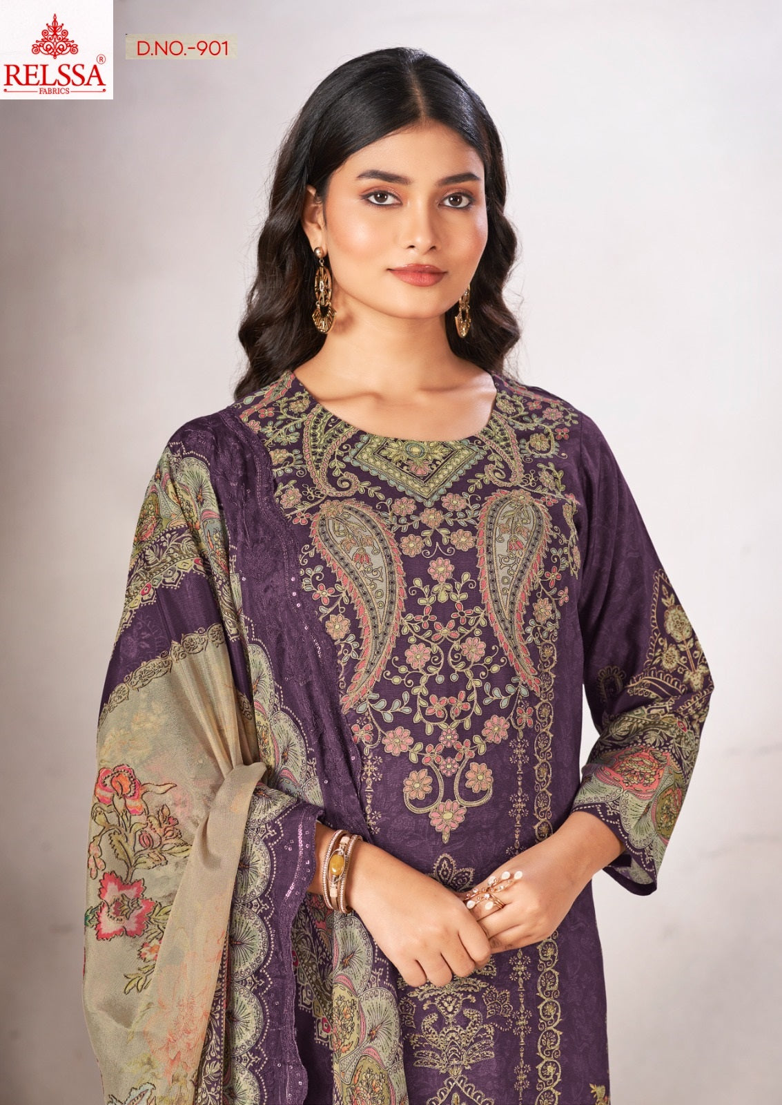 Shimpy 9 Relssa Fabrics Maslin Karachi Salwar Suits Supplier India