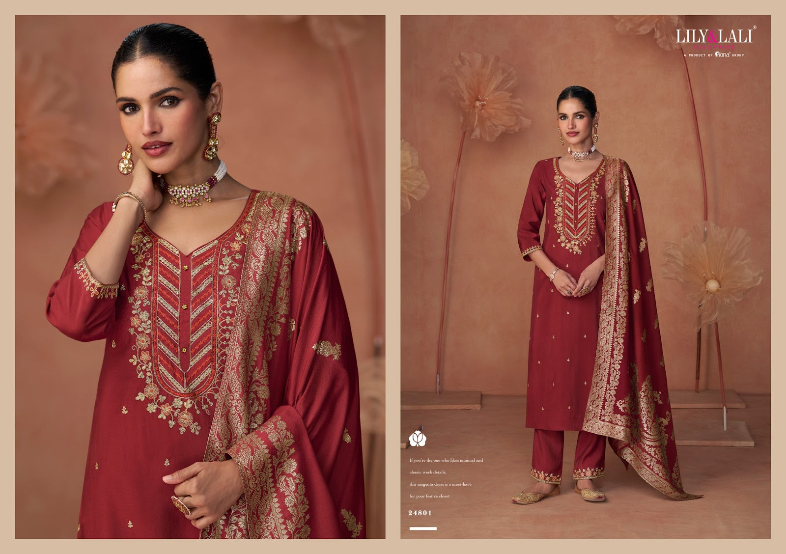 Shiny Lily Lali Viscose Silk Readymade Pant Style Suits Wholesaler India