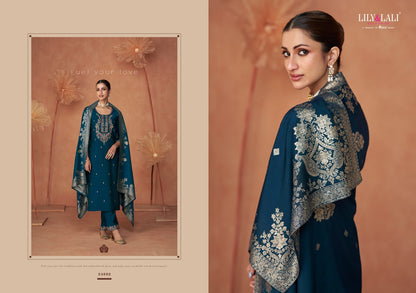 Shiny Lily Lali Viscose Silk Readymade Pant Style Suits Wholesaler India