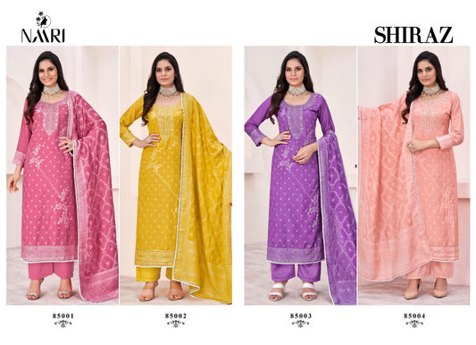 Shiraz Naari Pure Muslin Plazzo Style Suits Exporter Ahmedabad