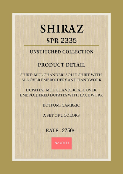 Shiraz Naariti Mul Pant Style Suits Supplier Gujarat