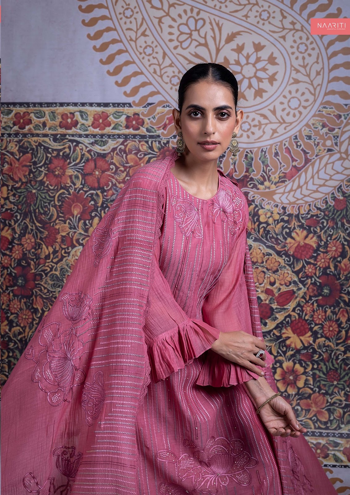 Shiraz Naariti Mul Pant Style Suits Supplier Gujarat