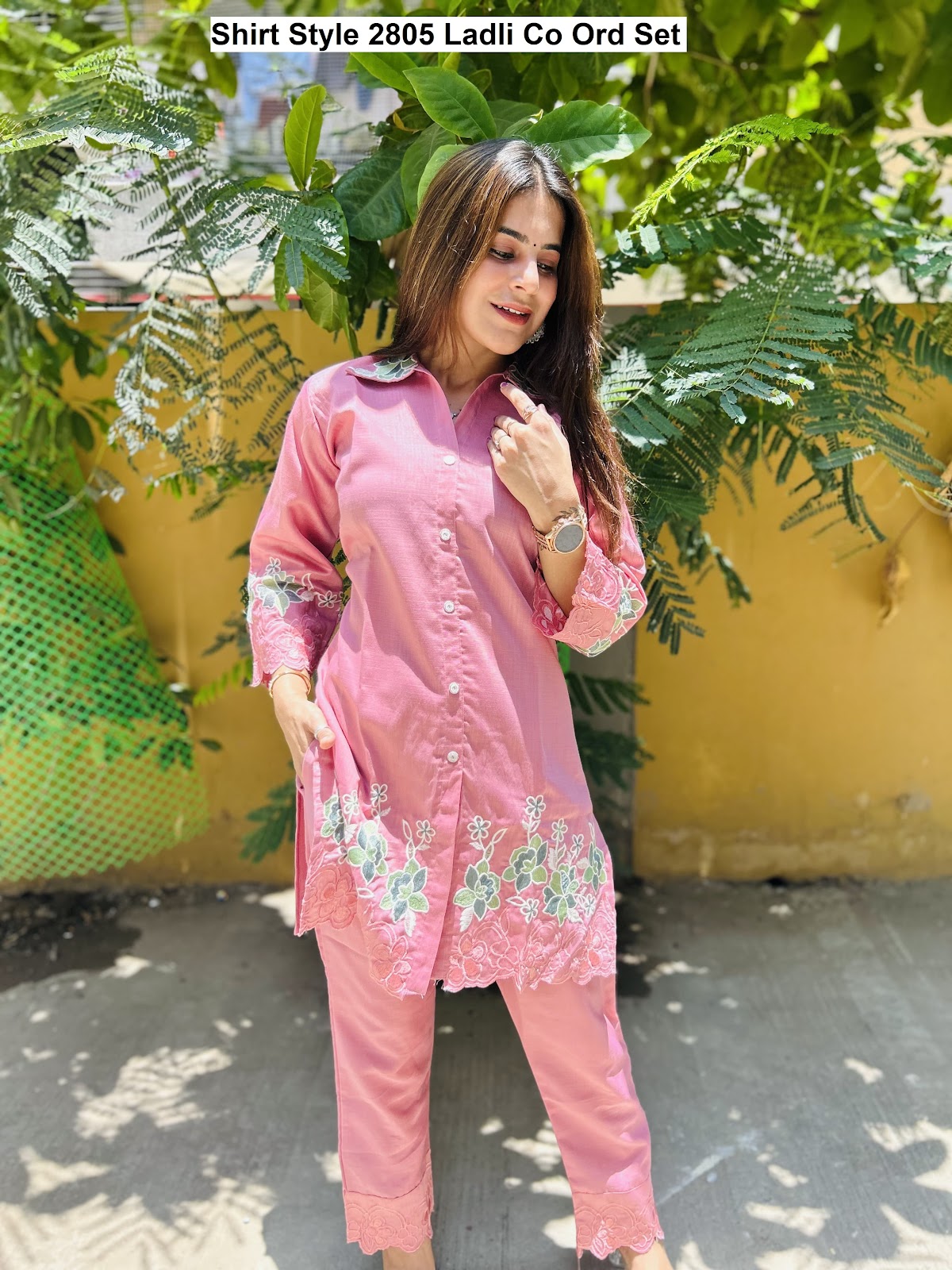 Shirt Style 2805 Ladli Vetican Co Ord Set Wholesaler Ahmedabad