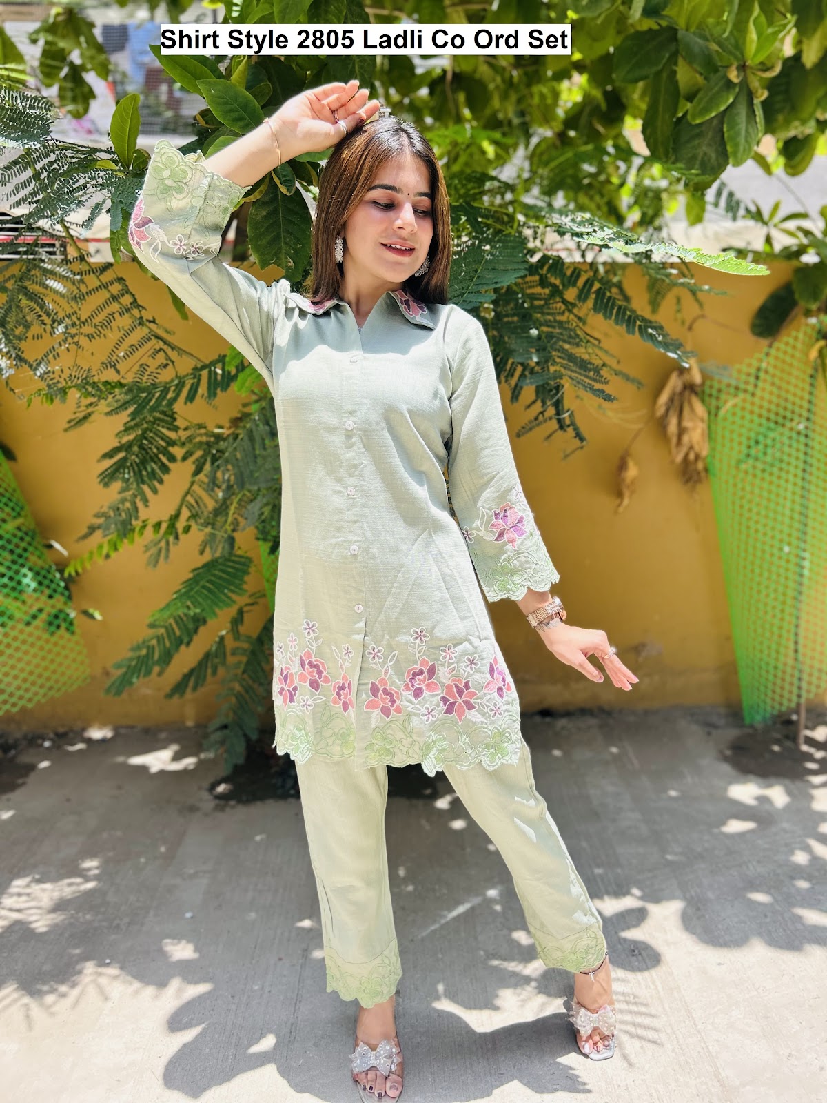 Shirt Style 2805 Ladli Vetican Co Ord Set Wholesaler Ahmedabad