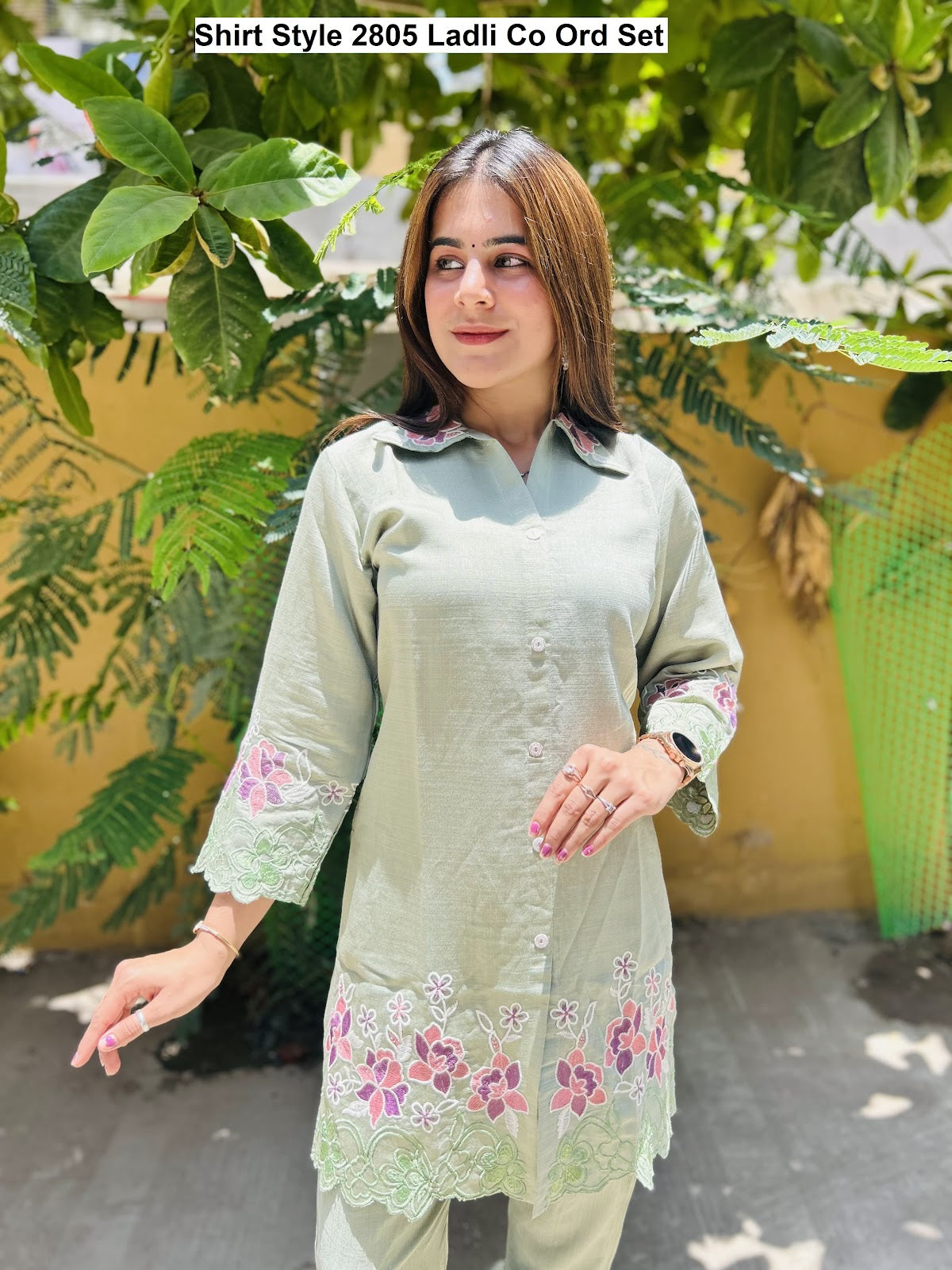 Shirt Style 2805 Ladli Vetican Co Ord Set Wholesaler Ahmedabad