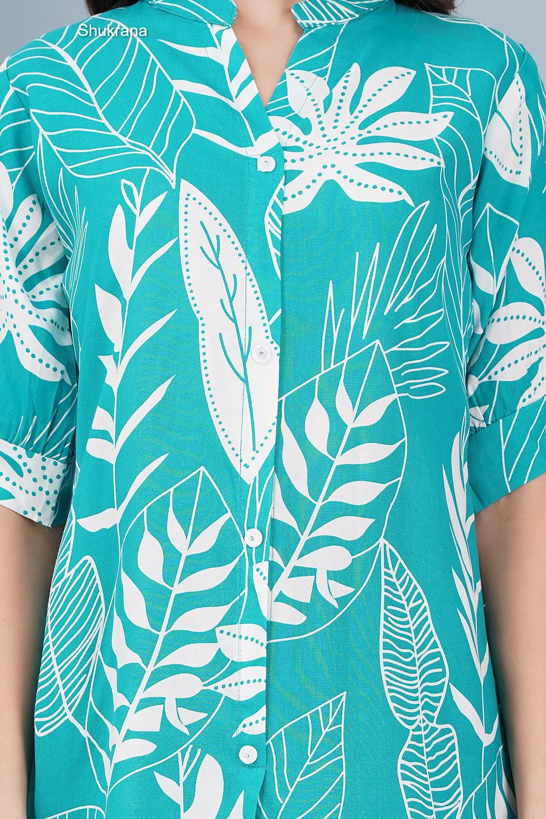 Shirt Style Shukrana Rayon Designer Long Top Exporter Ahmedabad