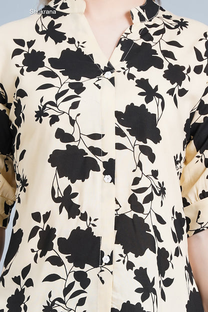 Shirt Style Shukrana Rayon Designer Long Top Exporter Ahmedabad