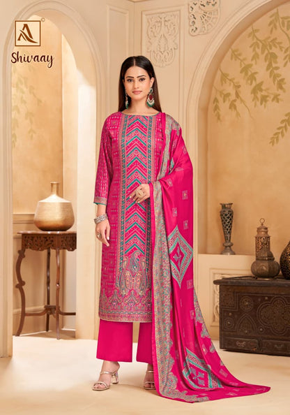 Shivaay Alok Viscose Karachi Pashmina Salwar Suits Wholesale Price