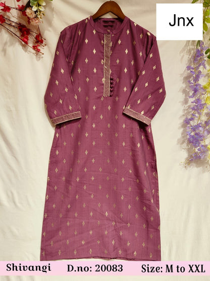 Shivangi Jnx Vertican Kurtis Wholesale Price